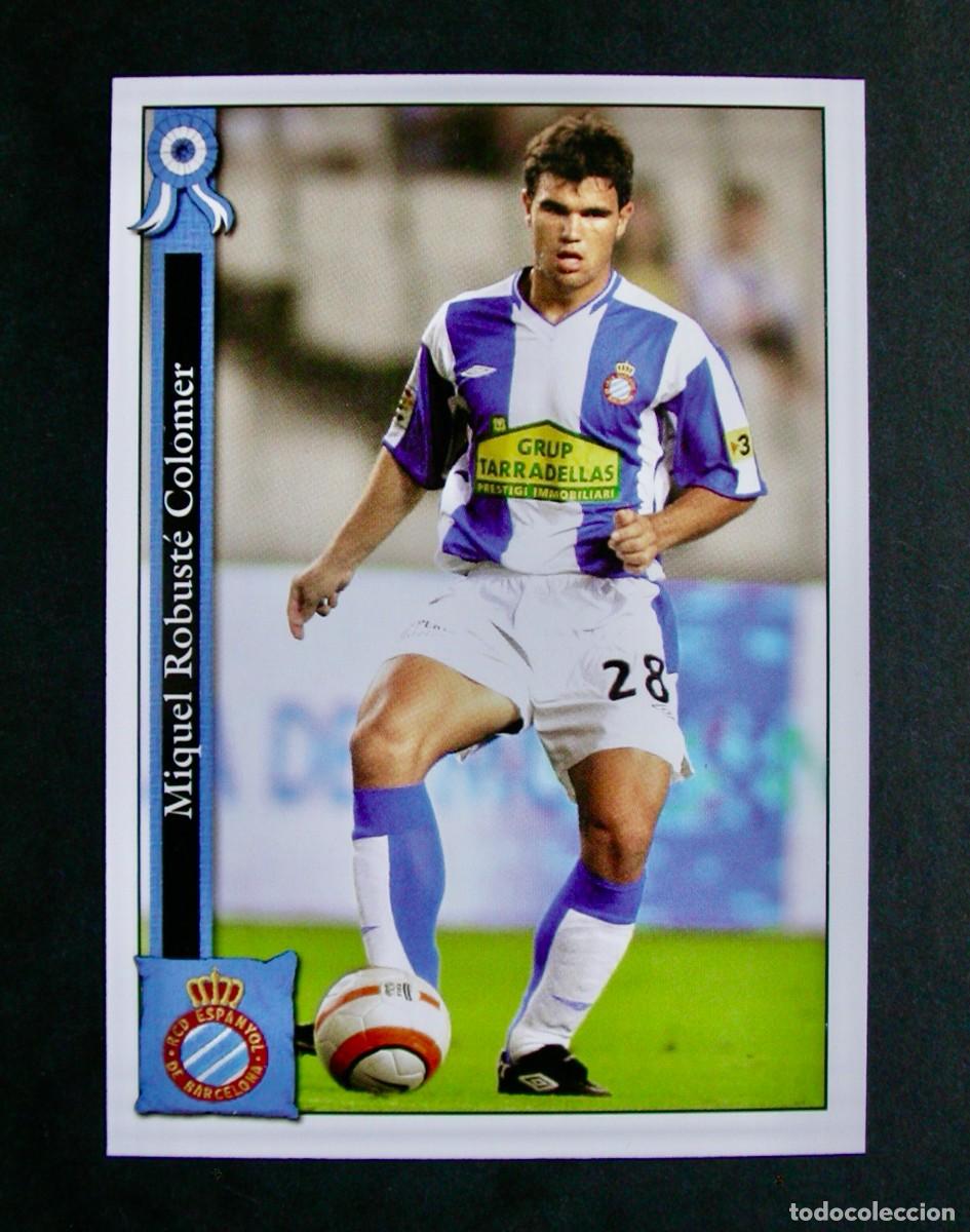 Cromos de f&uacute;tbol: 644 ROBUST&Eacute; / FICHAS DE LA LIGA 2005 2006 05 06 / MUNDICROMO