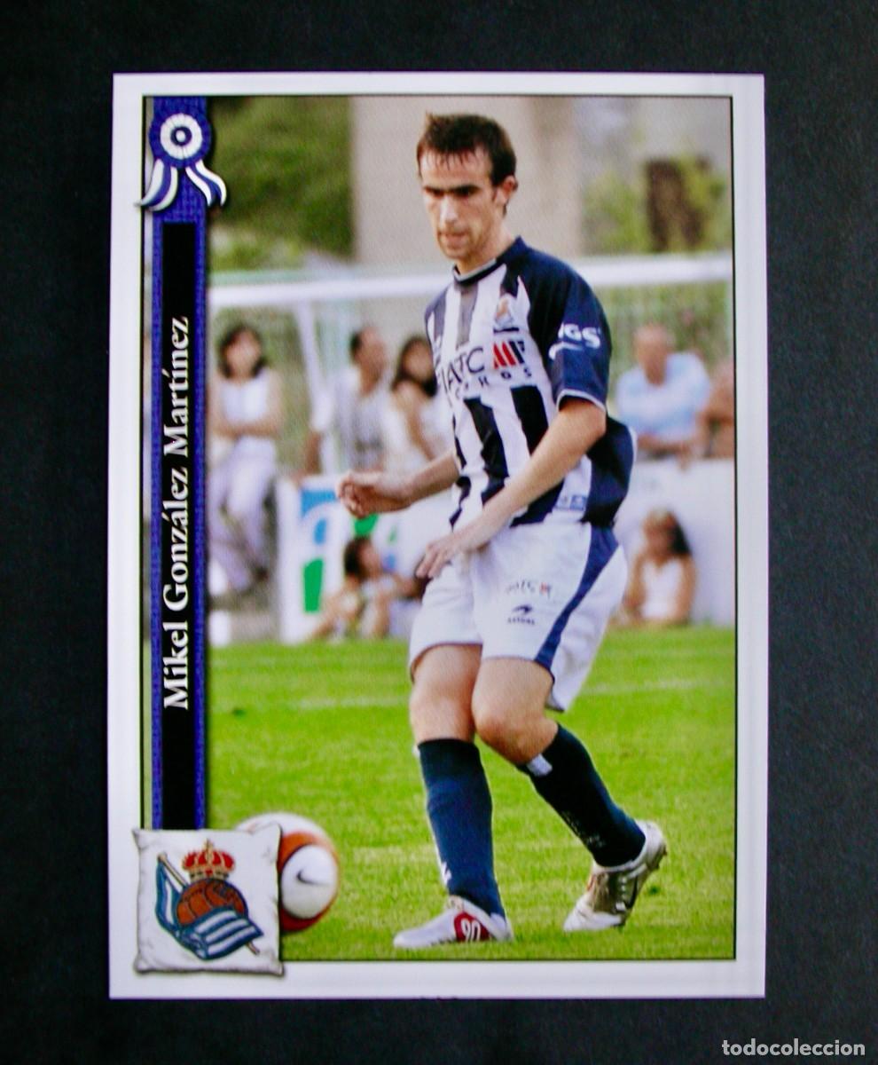 Cromos de f&uacute;tbol: 646 GONZ&Aacute;LEZ / FICHAS DE LA LIGA 2005 2006 05 06 / MUNDICROMO