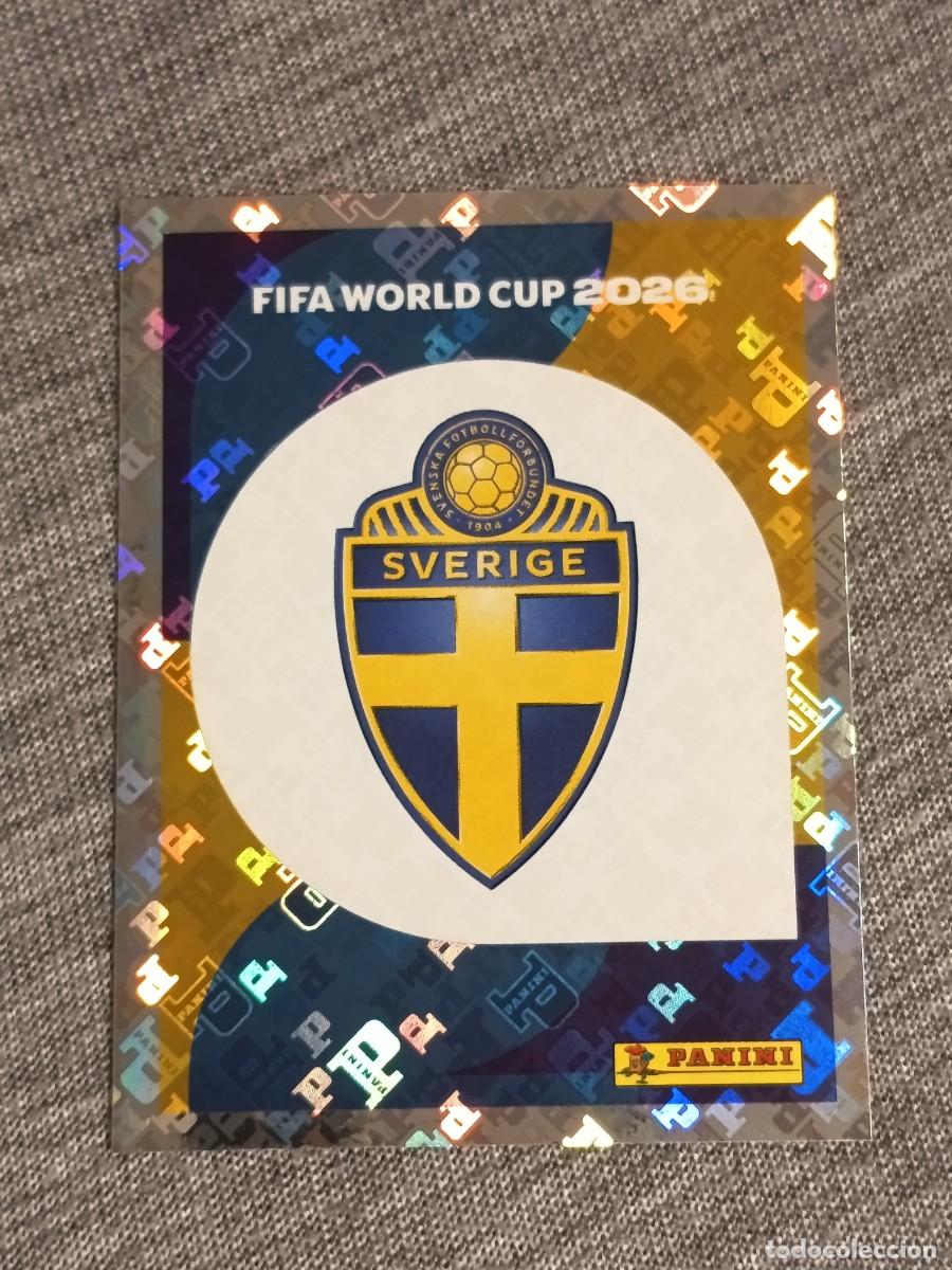 Cromos de f&uacute;tbol: ESCUDO SUECIA SWE 1 STICKER MUNDIAL 2026 PANINI FIFA WORLD CUP NUEVO