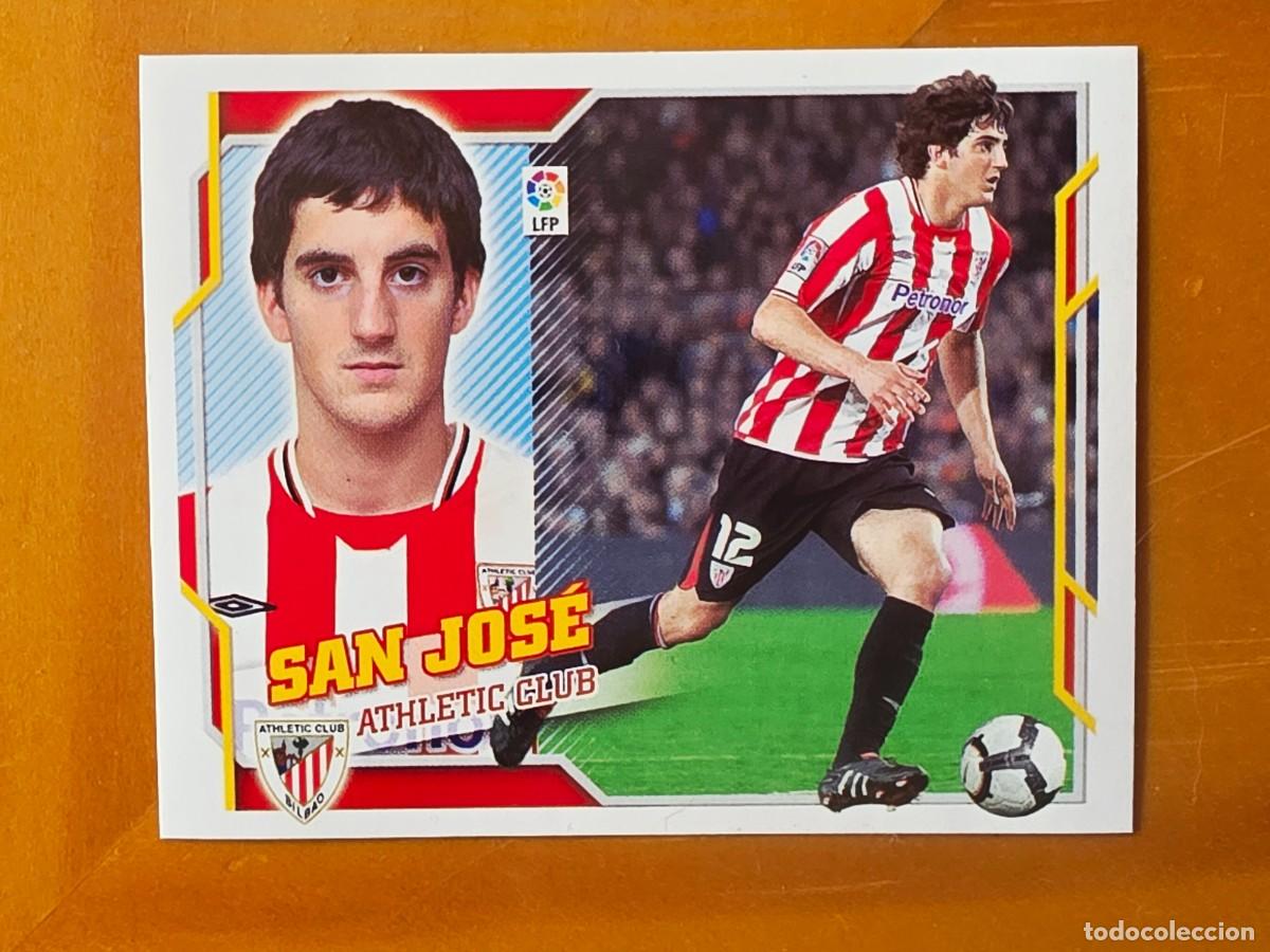 Cromos de f&uacute;tbol: 5 Mikel San Jos&eacute;, Athletic Club de Bilbao, Panini Ediciones Liga Este 2010 2011 10 11