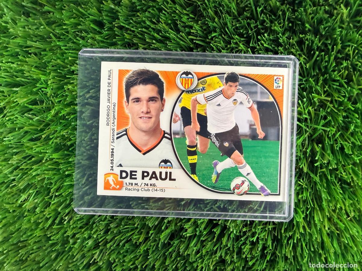 Cromos de f&uacute;tbol: N&ordm; 13 De Paul Valencia CF Liga Este 14 15