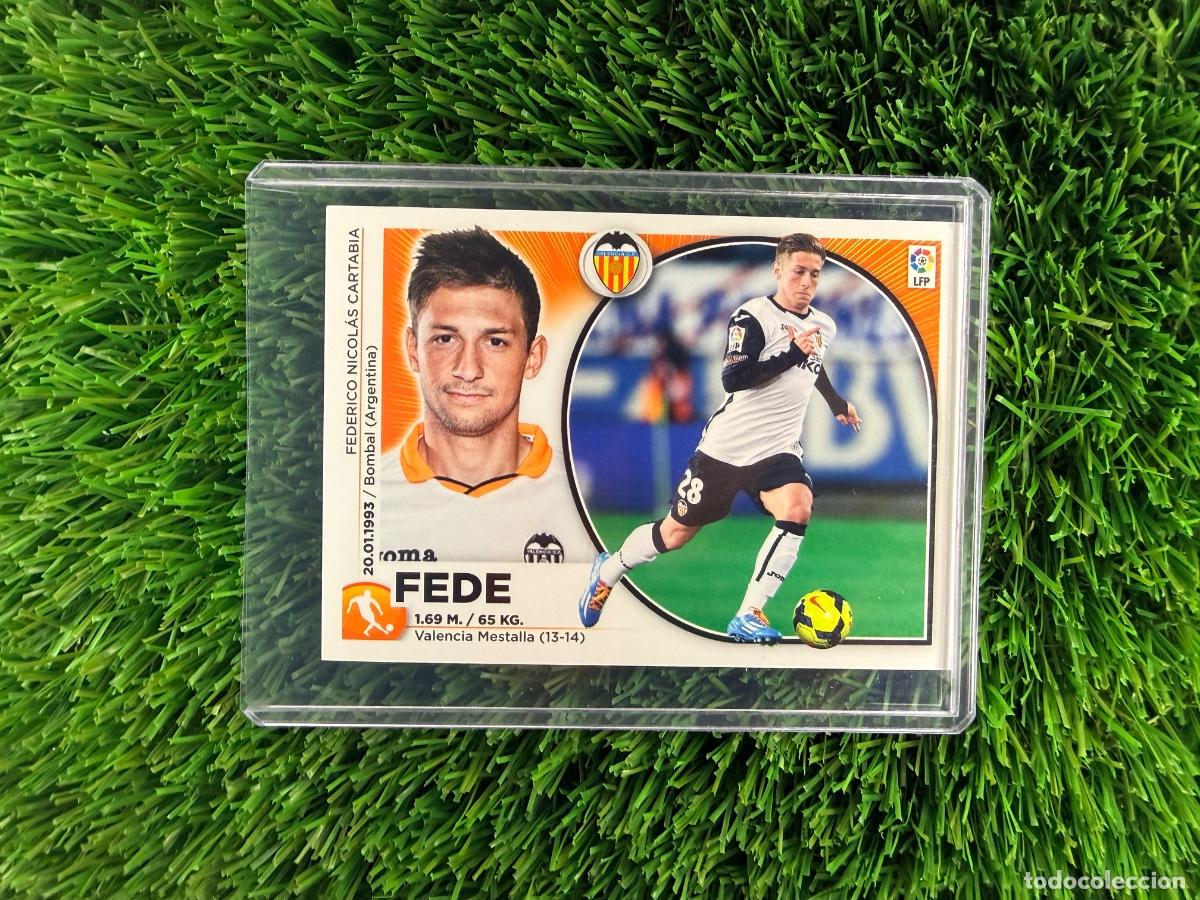 Cromos de f&uacute;tbol: N&ordm; 14 Fede Valencia CF Liga Este 14 15