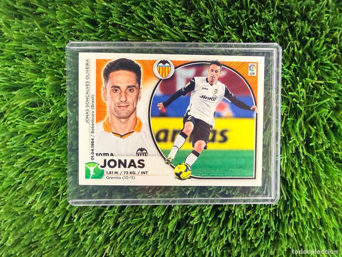 Cromos de f&uacute;tbol: N&ordm; 16 Jonas Valencia CF Liga Este 14 15