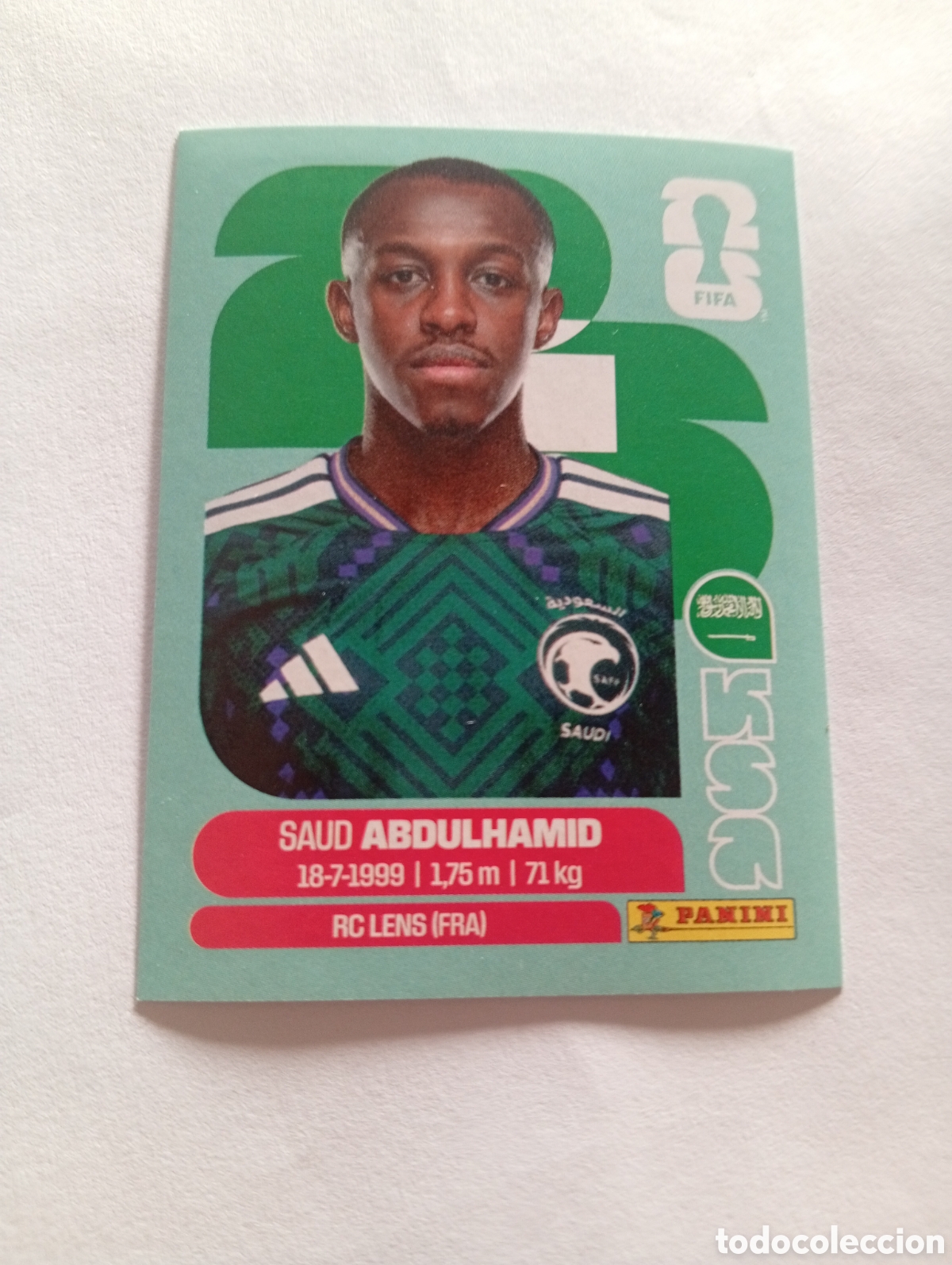 Cromos de f&uacute;tbol: KSA 4 World Cup 26 Panini