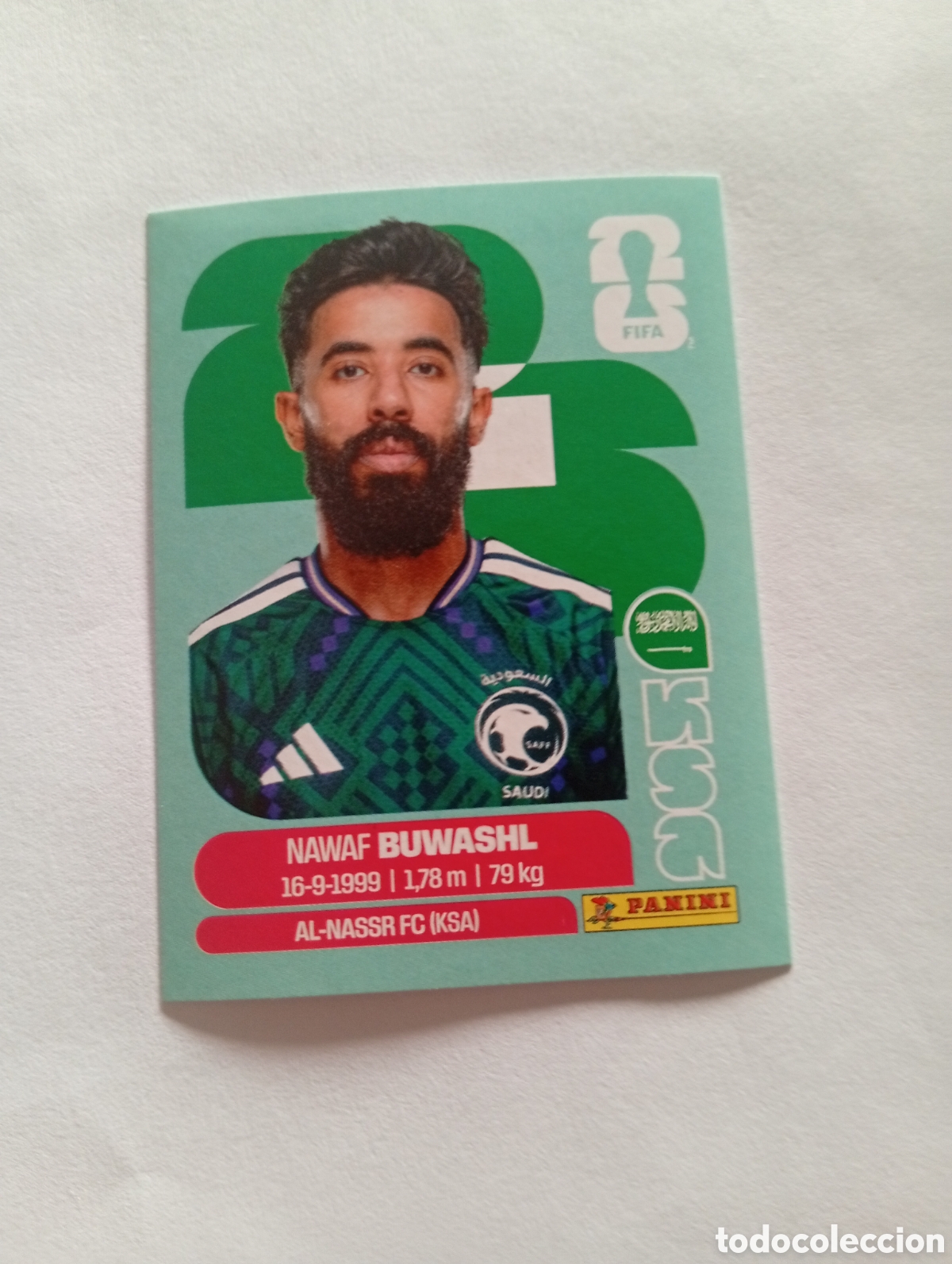 Cromos de f&uacute;tbol: KSA 5 World Cup 26 Panini