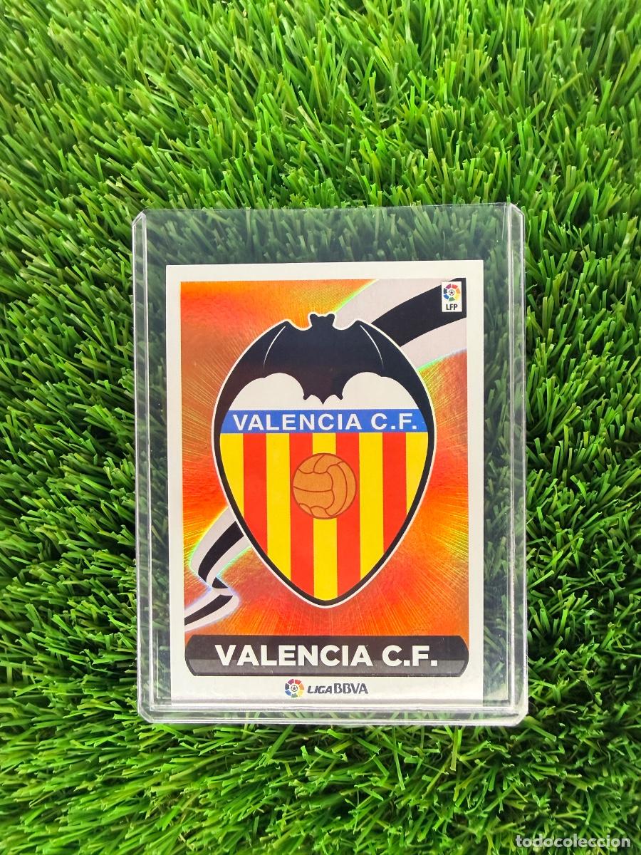 Cromos de f&uacute;tbol: N&ordm; 23 Escudo Valencia CF Liga Este 14 15
