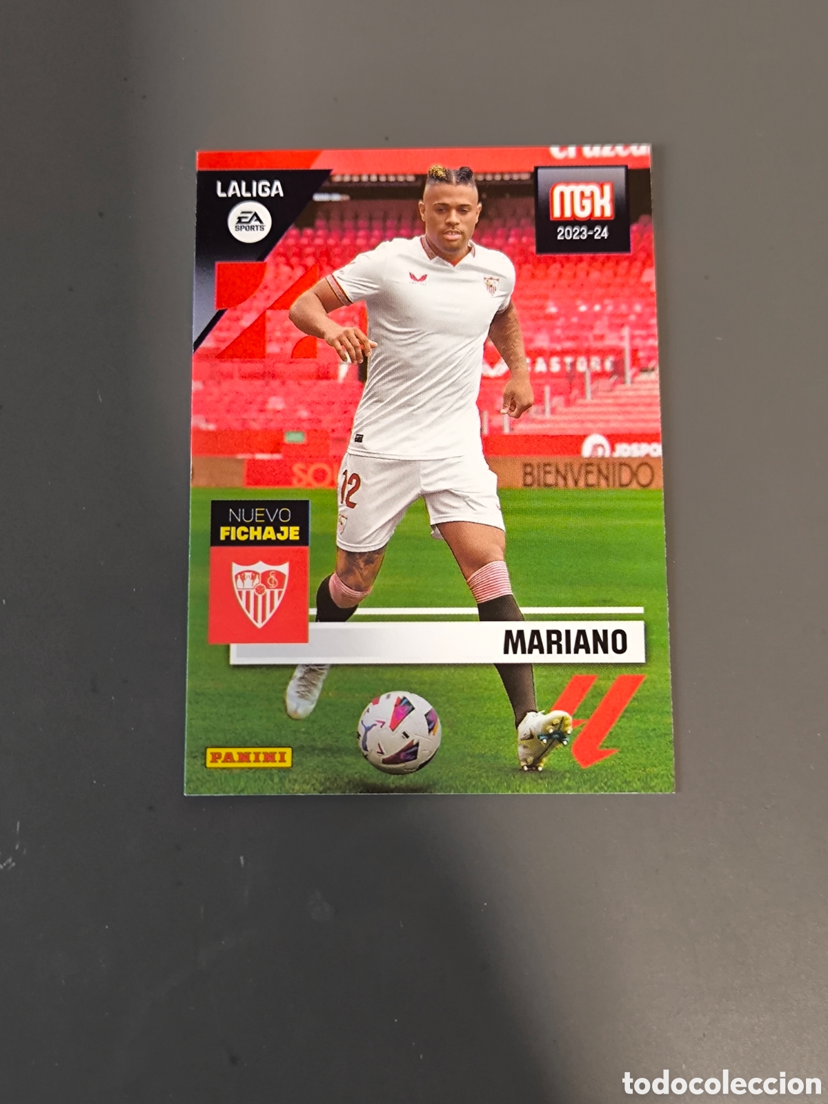 Cromos de f&uacute;tbol: MARIANO 482 Fichaje Sevilla Megacracks MGK 23 24