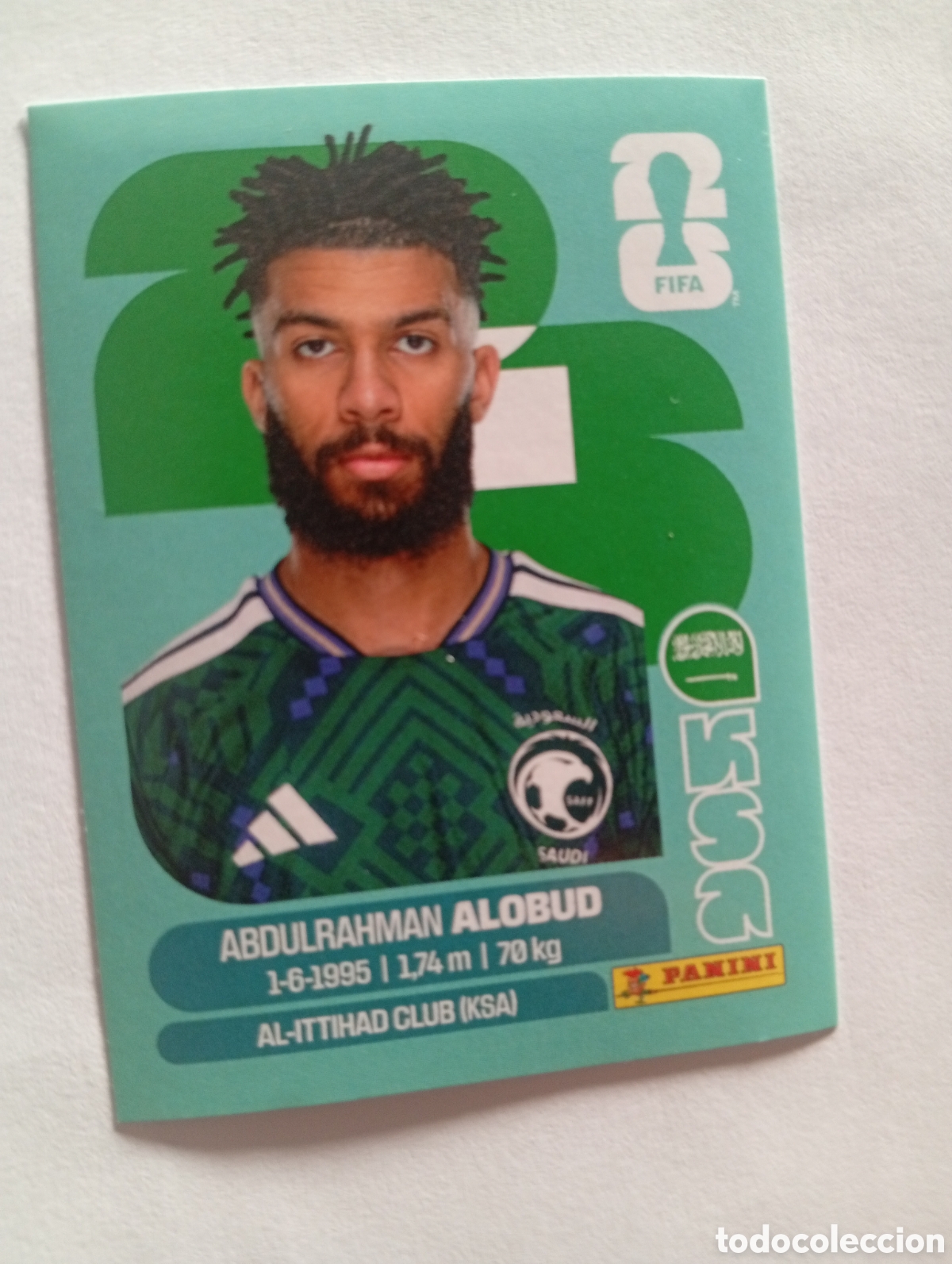 Cromos de f&uacute;tbol: KSA 17 World Cup 26 Panini