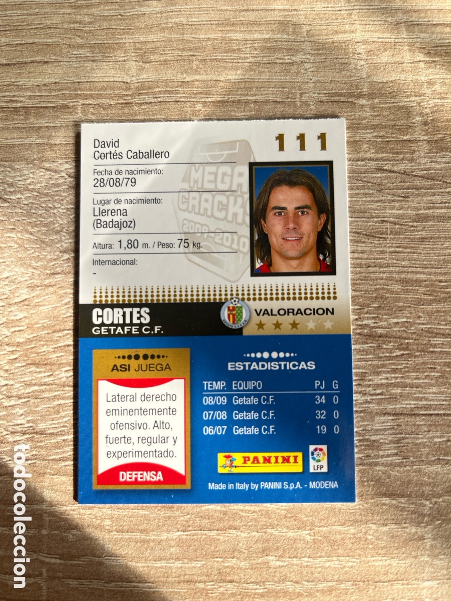 Cromos de f&uacute;tbol: 111 CORTES MEGACRACKS MGK 2009 2010 09 10 GETAFE