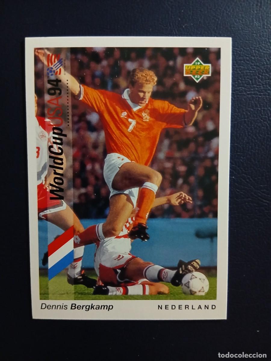 Cromos de f&uacute;tbol: 39 DENNIS BERGKAMP - UPPER DECK - WORLDCUP 94 - HOLANDA - Mundial USA 1994