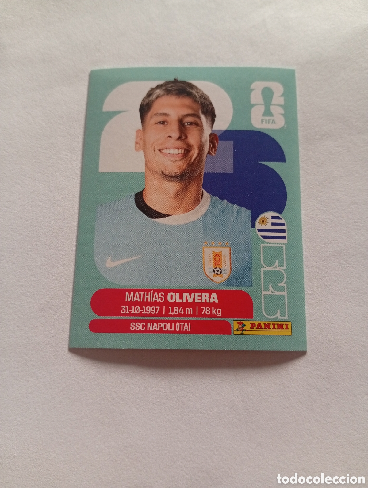 Cromos de f&uacute;tbol: URU 7 World Cup 26 Panini
