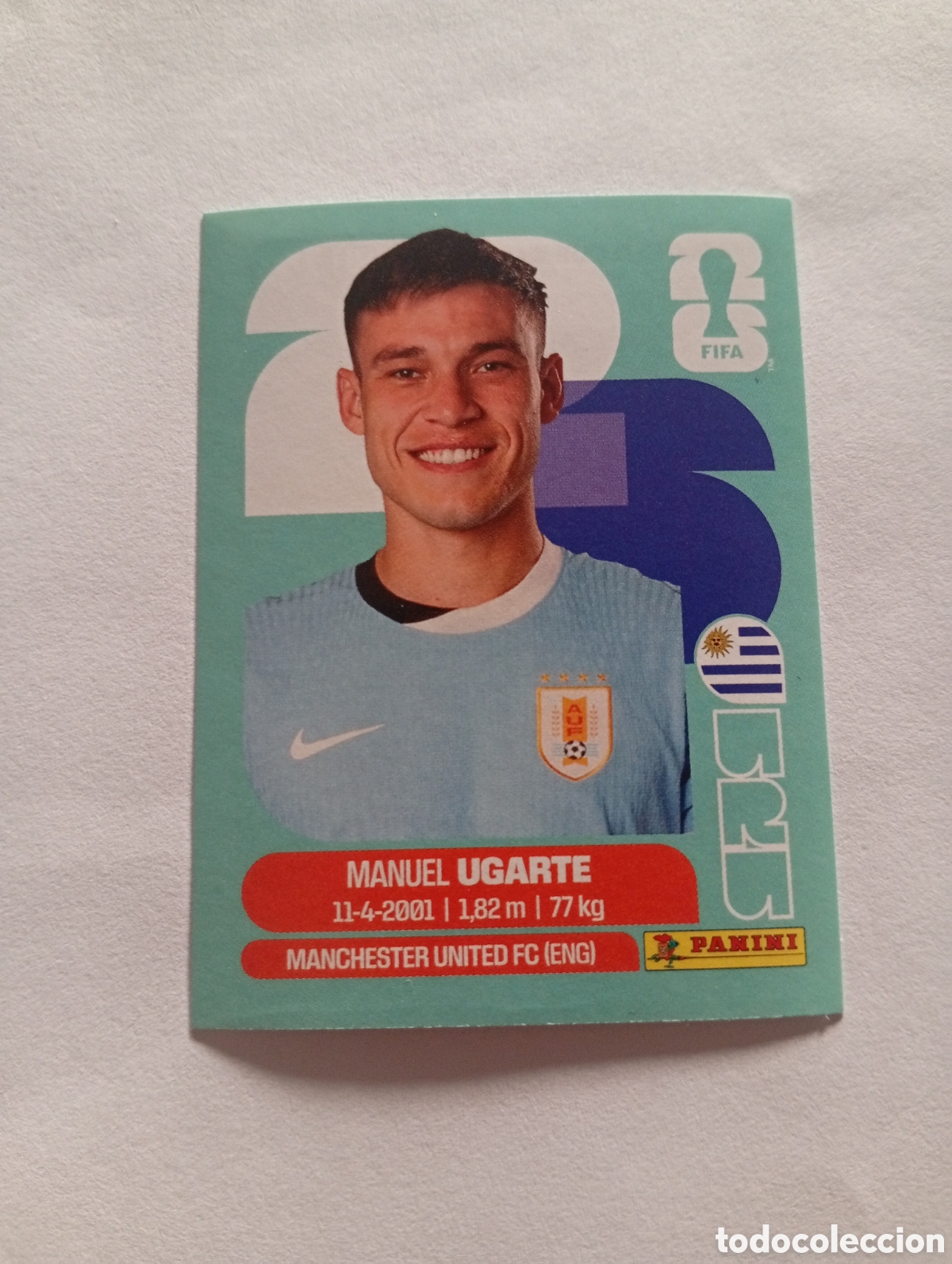 Cromos de f&uacute;tbol: URU 14 World Cup 26 Panini