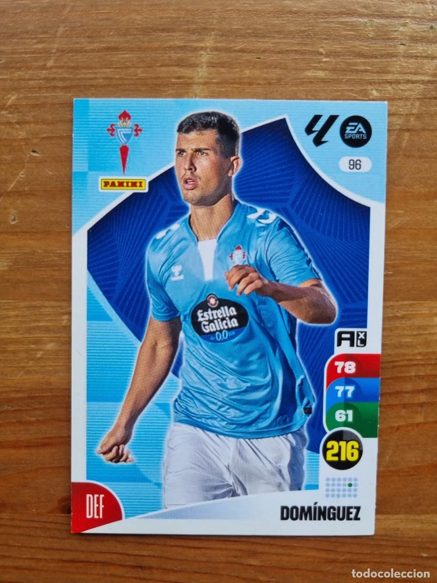 Cromos de f&uacute;tbol: 96 DOM&Iacute;NGUEZ (Celta de Vigo). Liga 2024 2025 24 25 Adrenalyn XL (Panini)
