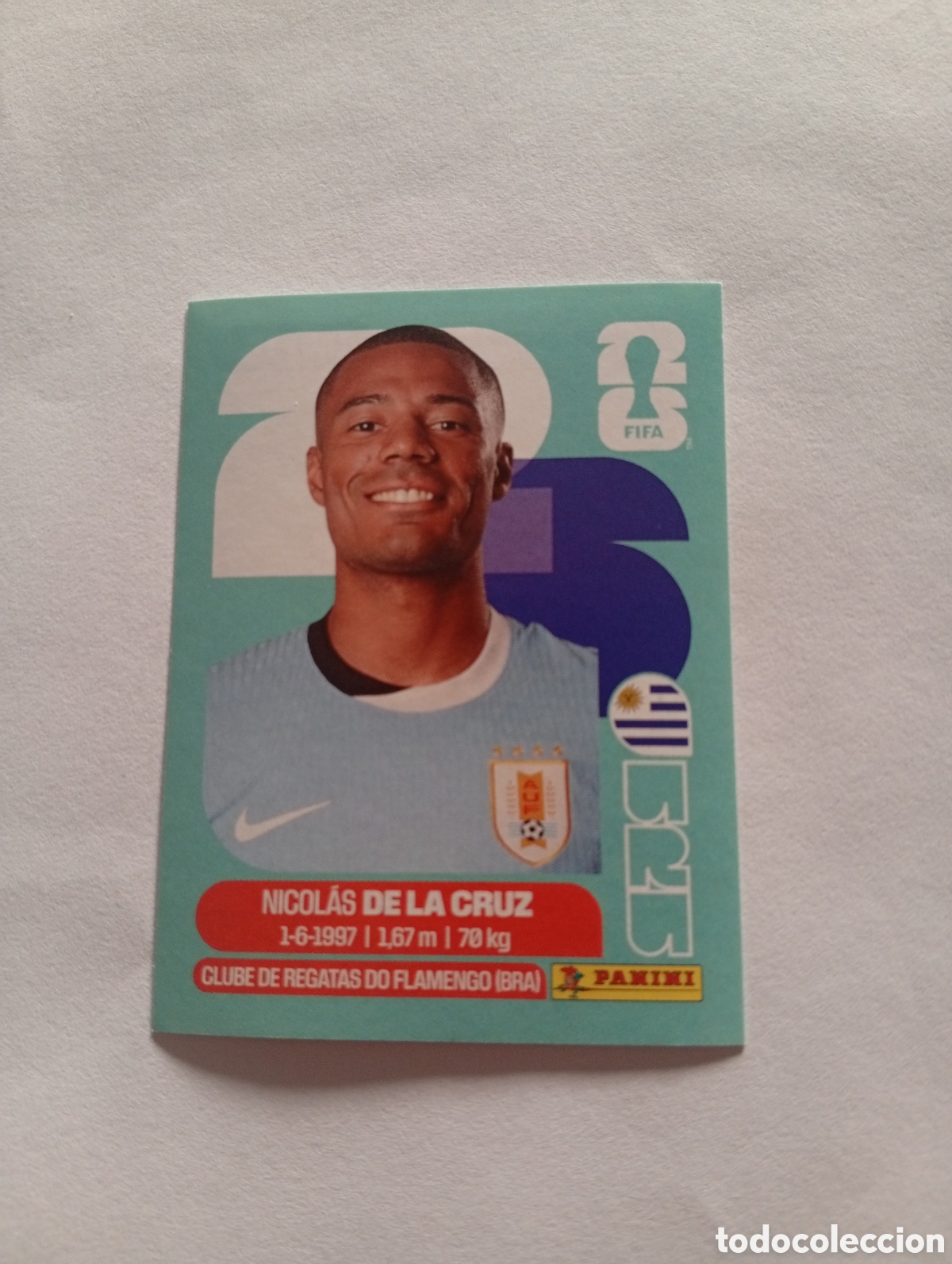 Cromos de f&uacute;tbol: URU 15 World Cup 26 Panini