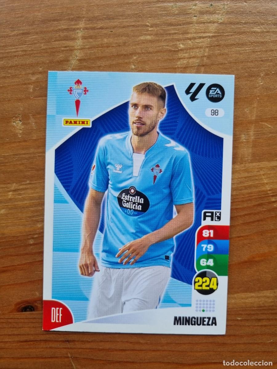 Cromos de f&uacute;tbol: 98 MINGUEZA (Celta de Vigo). Liga 2024 2025 24 25 Adrenalyn XL (Panini)