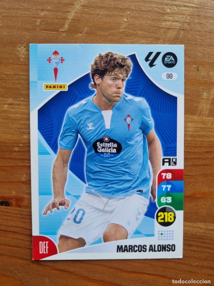 Cromos de f&uacute;tbol: 99 MARCOS ALONSO (Celta de Vigo). Liga 2024 2025 24 25 Adrenalyn XL (Panini)