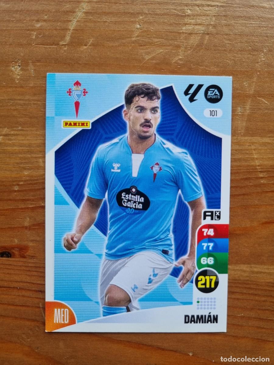 Cromos de f&uacute;tbol: 101 DAMI&Aacute;N (Celta de Vigo). Liga 2024 2025 24 25 Adrenalyn XL (Panini)