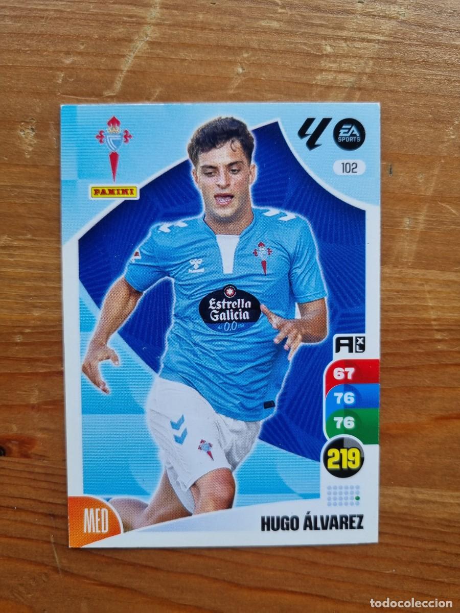 Cromos de f&uacute;tbol: 102 HUGO &Aacute;LVAREZ (Celta de Vigo). Liga 2024 2025 24 25 Adrenalyn XL (Panini)