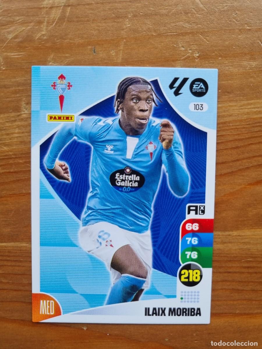 Cromos de f&uacute;tbol: 103 ILAIX MORIBA (Celta de Vigo). Liga 2024 2025 24 25 Adrenalyn XL (Panini)