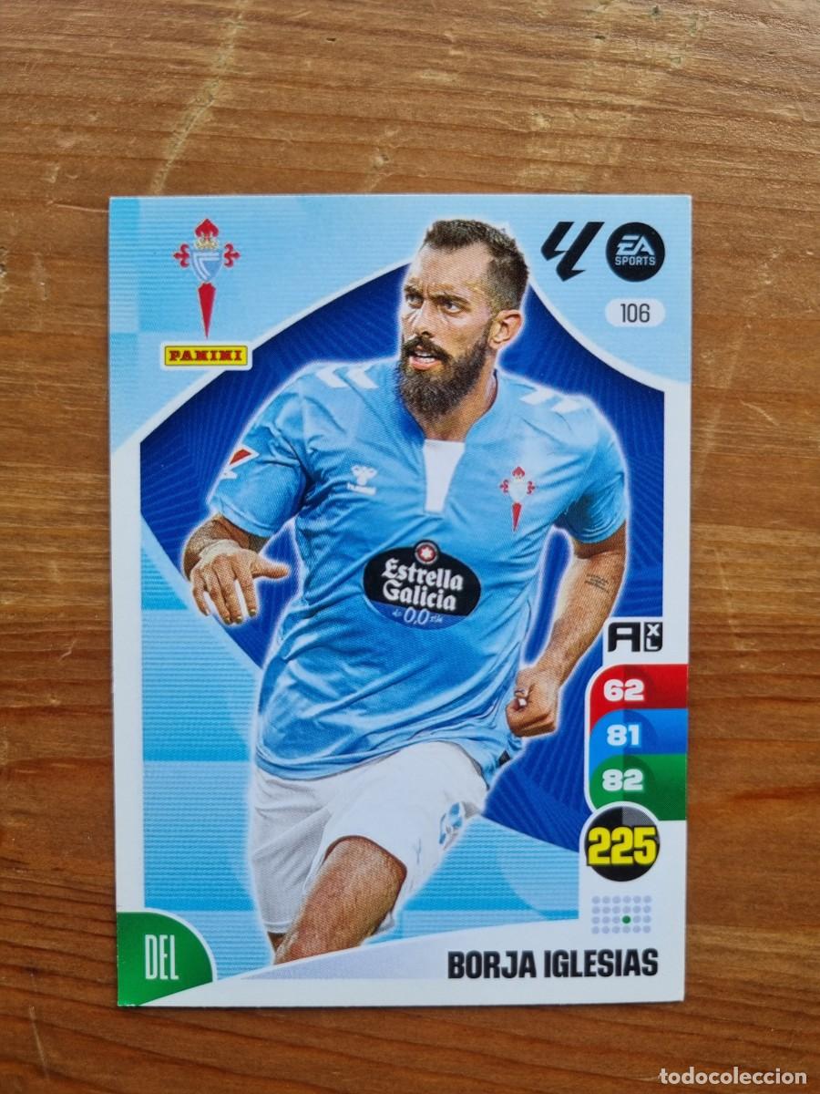 Cromos de f&uacute;tbol: 106 BORJA IGLESIAS (Celta de Vigo). Liga 2024 2025 24 25 Adrenalyn XL (Panini)