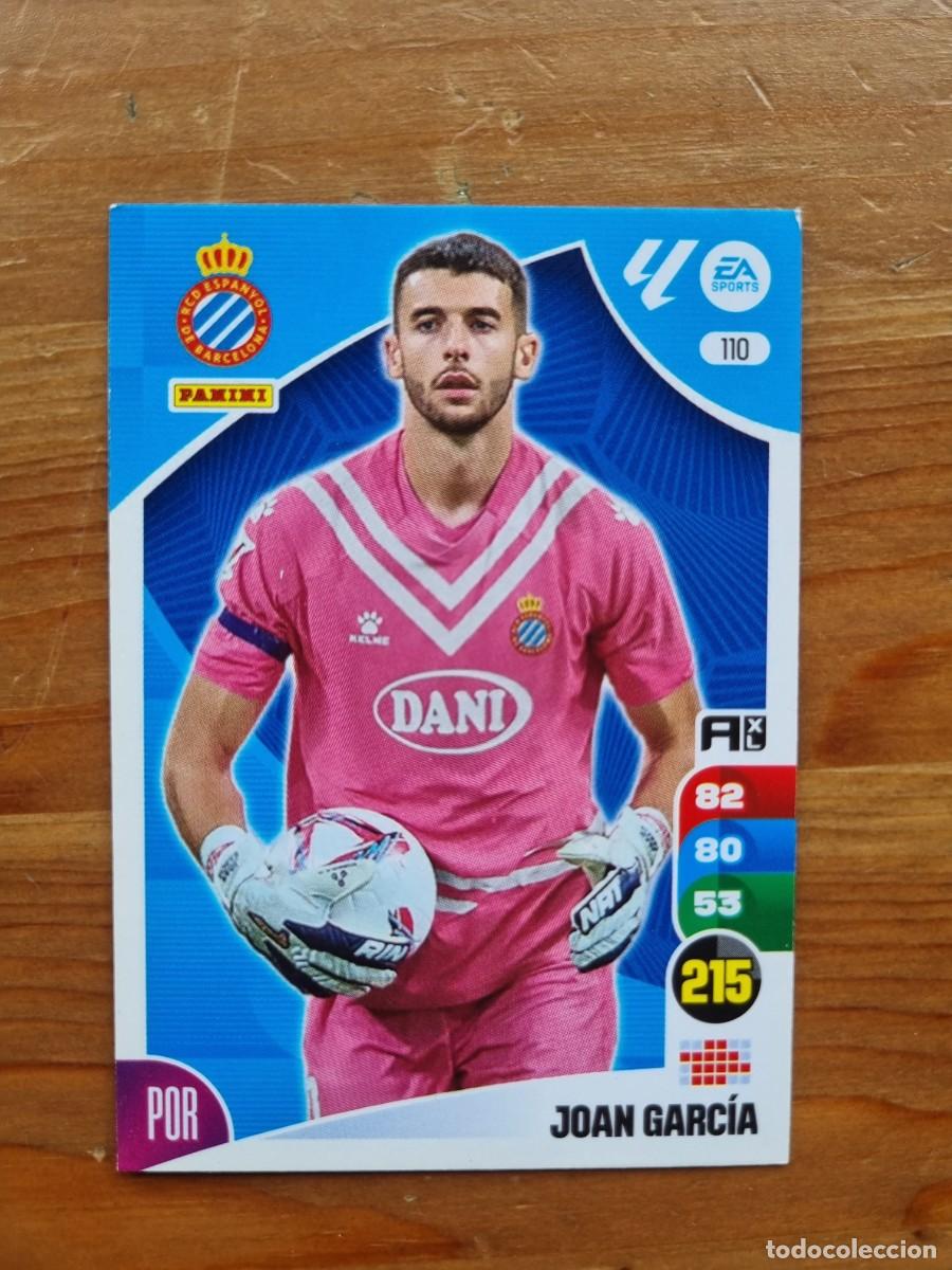 Cromos de f&uacute;tbol: 110 JOAN GARC&Iacute;A (RCD Espanyol). Liga 2024 2025 24 25 Adrenalyn XL (Panini)