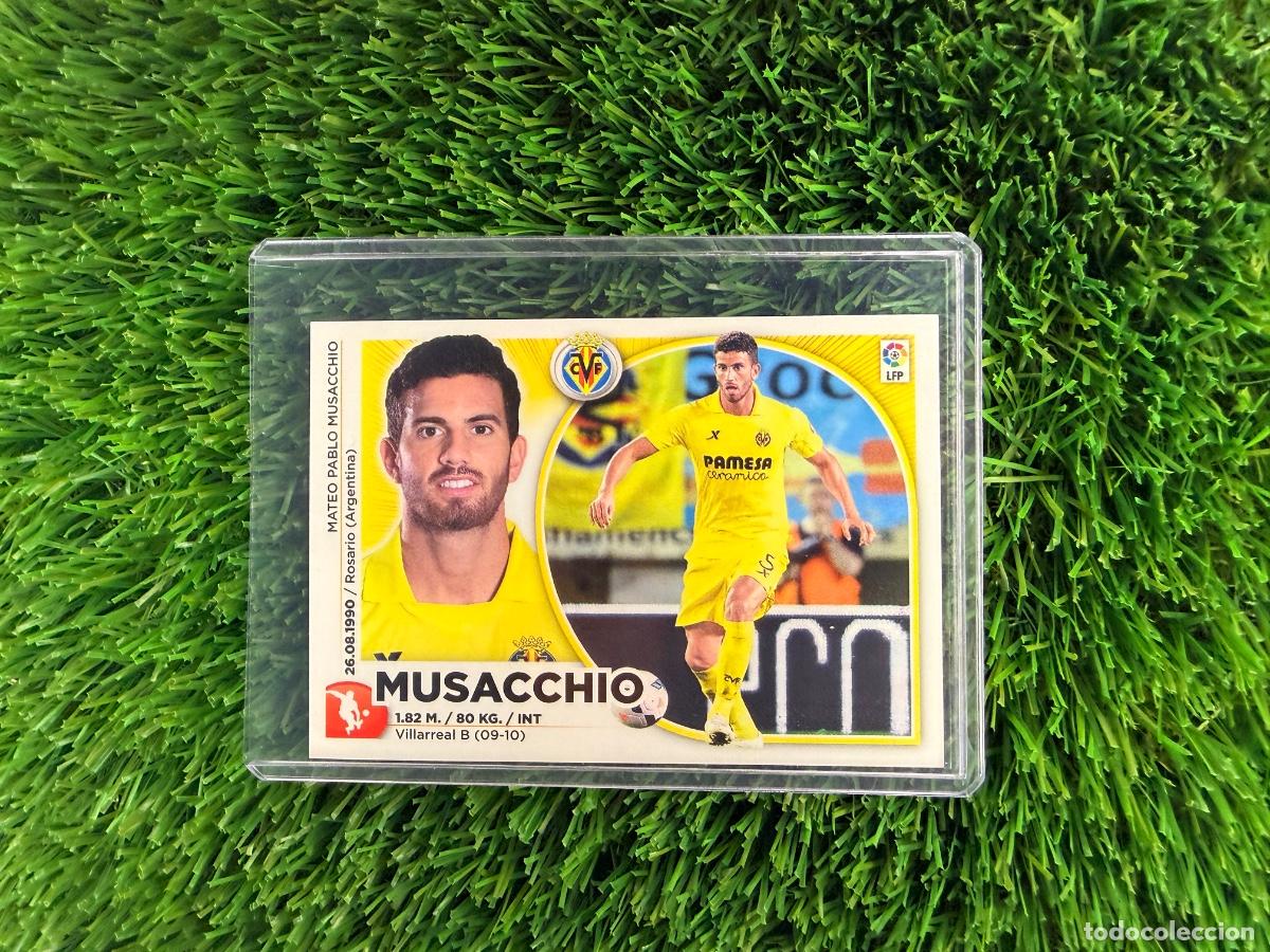 Cromos de f&uacute;tbol: N&ordm; 4 Musacchio Villarreal CF Liga Este 14 15