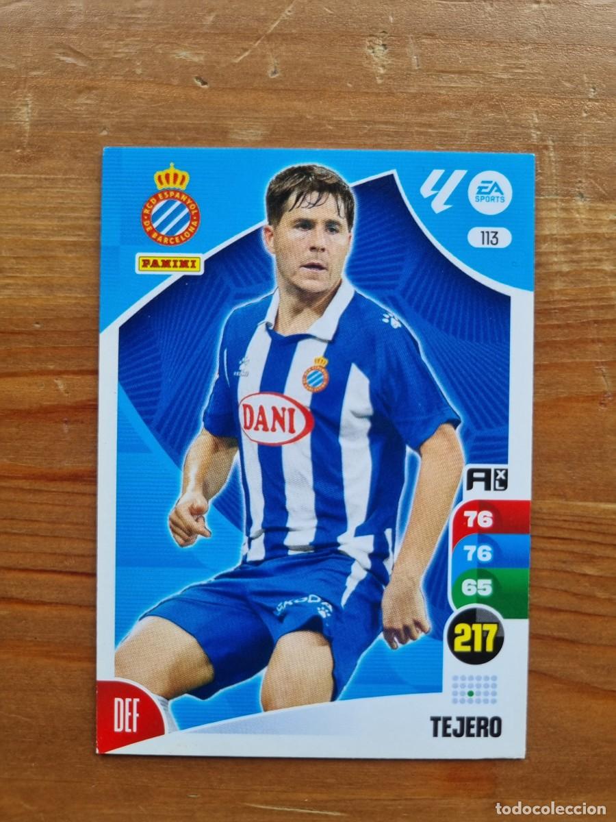 Cromos de f&uacute;tbol: 113 TEJERO (RCD Espanyol). Liga 2024 2025 24 25 Adrenalyn XL (Panini)