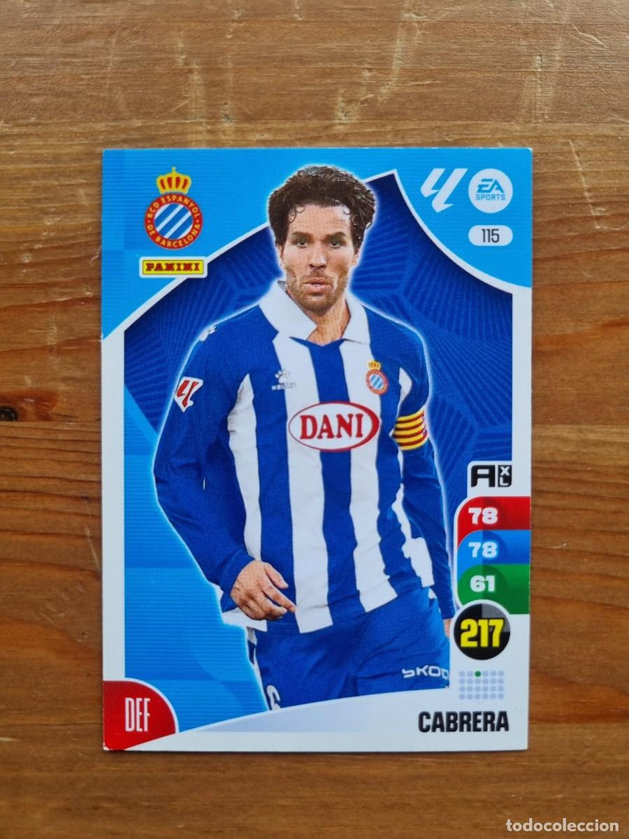 Cromos de f&uacute;tbol: 115 CARRERA (RCD Espanyol). Liga 2024 2025 24 25 Adrenalyn XL (Panini)