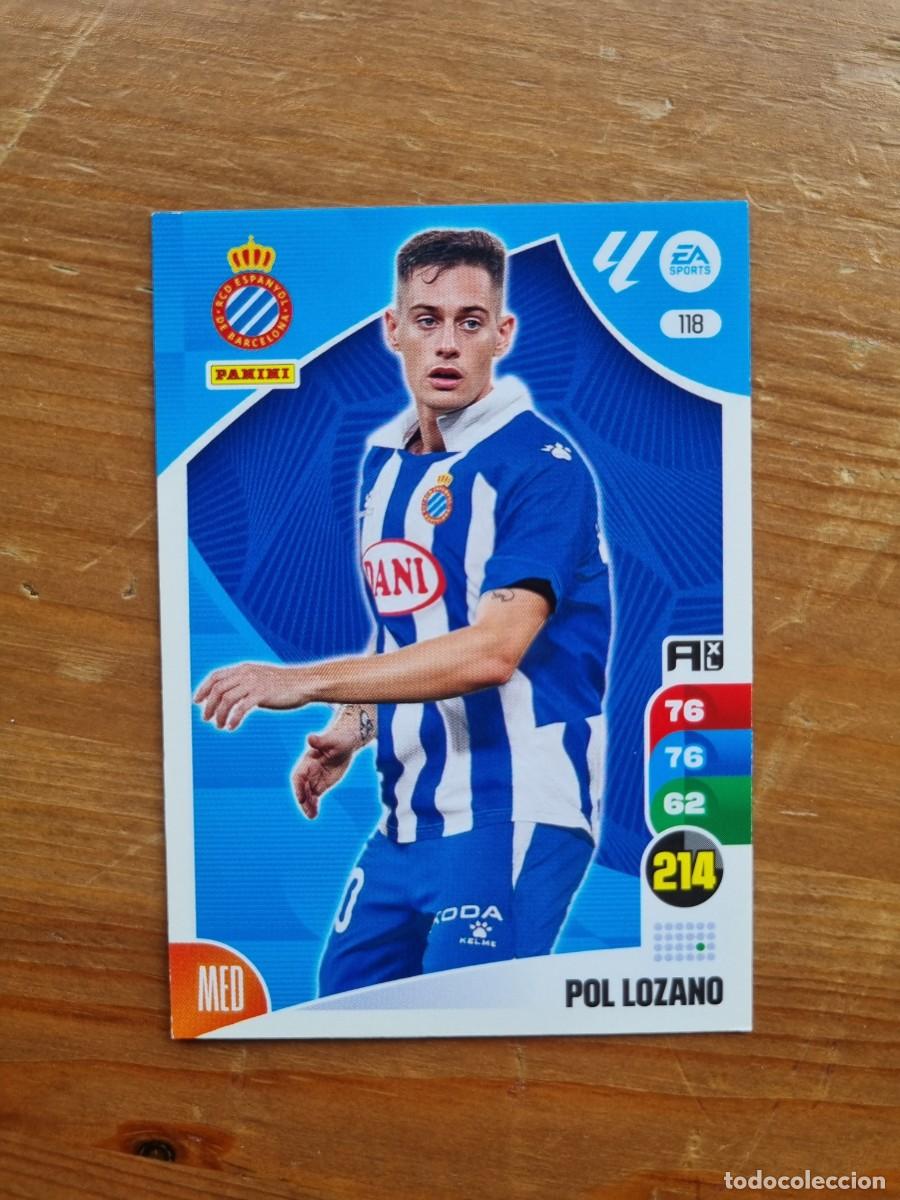 Football Stickers: 118 POL LOZANO (RCD Espanyol). Liga 2024 2025 24 25 Adrenalyn XL (Panini)