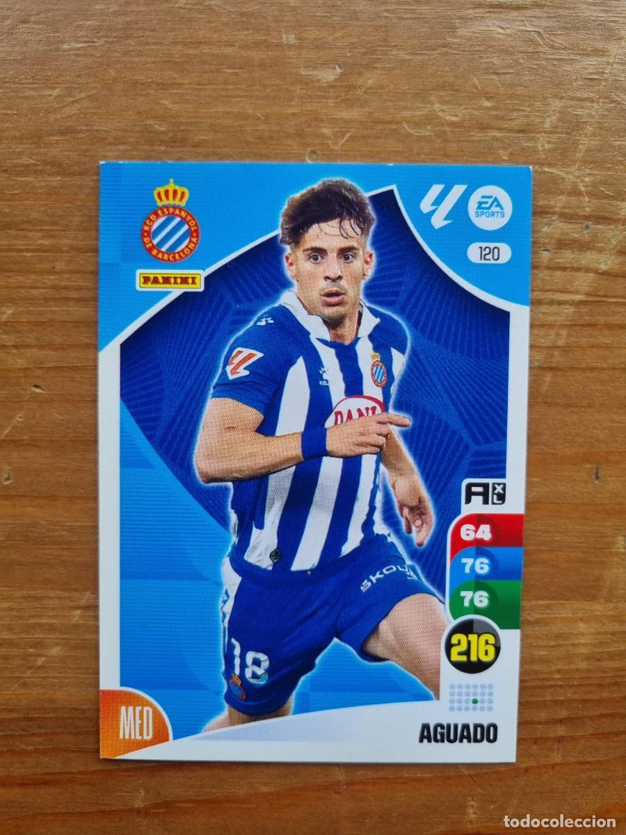 Football Stickers: 120 AGUADO (RCD Espanyol). Liga 2024 2025 24 25 Adrenalyn XL (Panini)