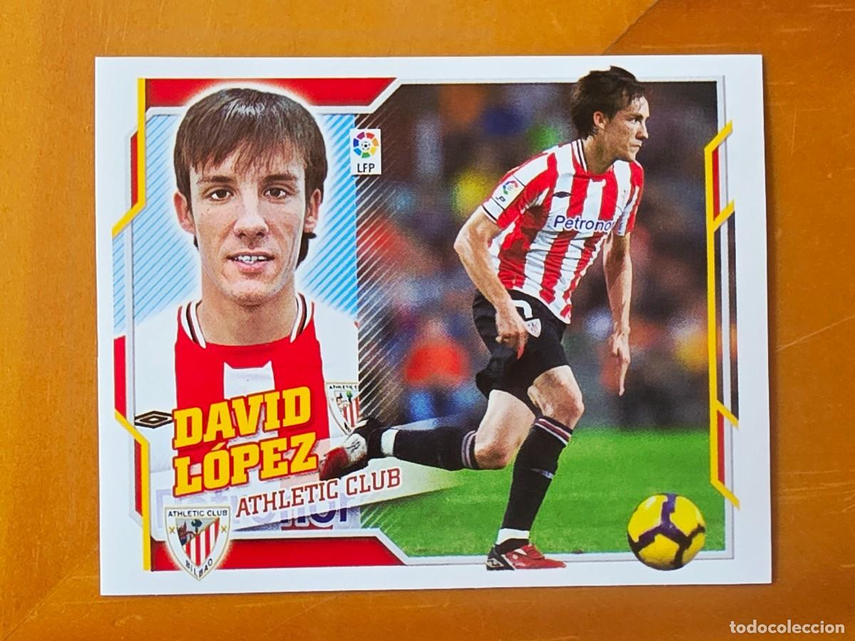 Cromos de f&uacute;tbol: 10 B David L&oacute;pez, Athletic Club de Bilbao, Panini Ediciones Liga Este 2010 2011 10 11