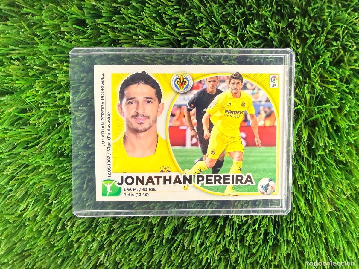 Cromos de f&uacute;tbol: N&ordm; 17 Jonathan Pereira Villarreal CF Liga Este 14 15
