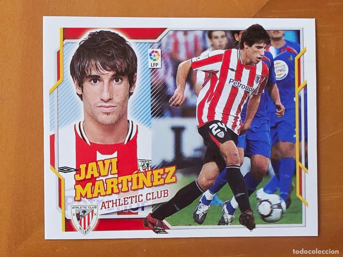 Cromos de f&uacute;tbol: 12 Javi Mart&iacute;nez, Athletic Club de Bilbao, Panini Ediciones Liga Este 2010 2011 10 11
