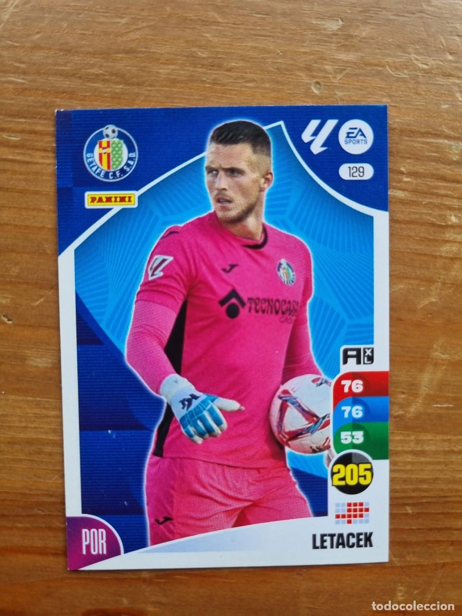Cromos de f&uacute;tbol: 129 LETACEK (Getafe CF). Liga 2024 2025 24 25 Adrenalyn XL (Panini)