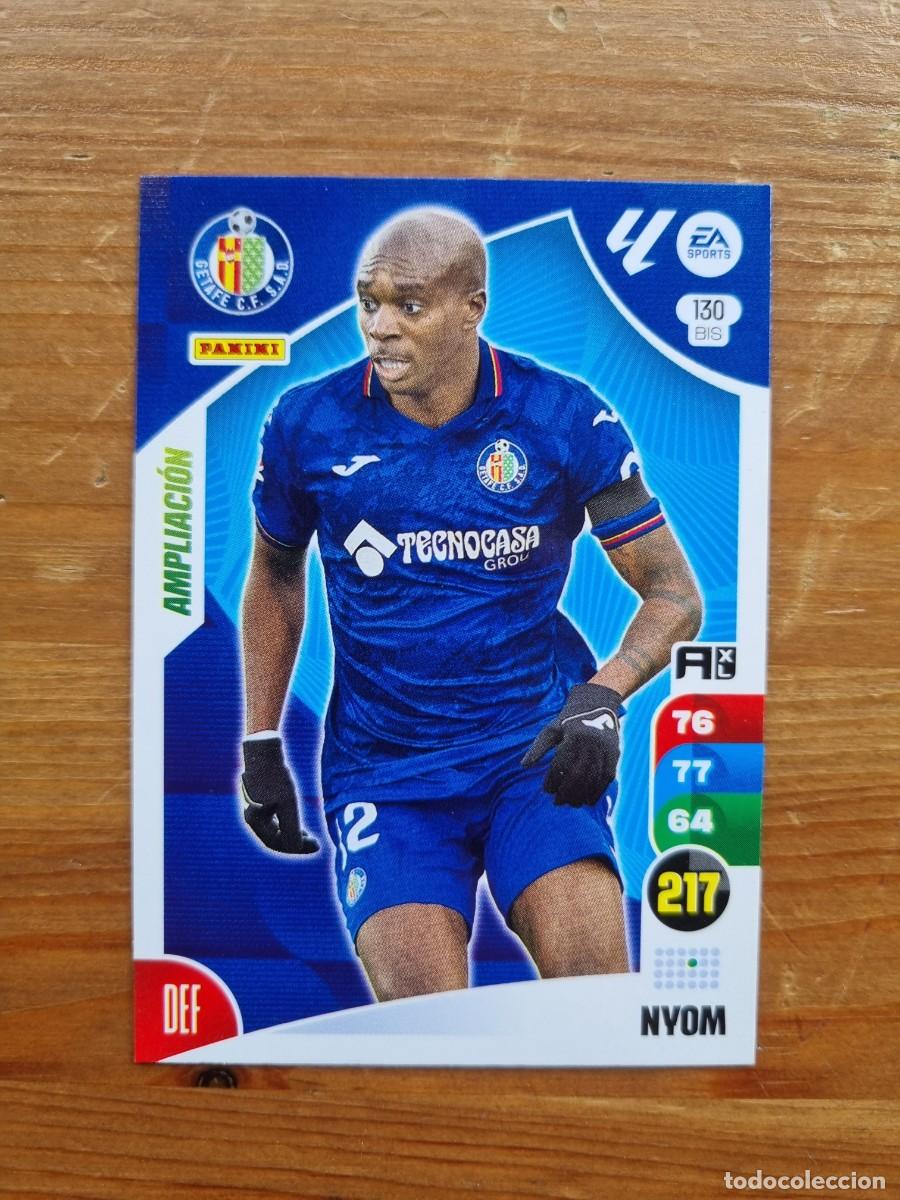Cromos de f&uacute;tbol: 130 Bis NYOM (Getafe CF) AMPLIACI&Oacute;N. Liga 2024 2025 24 25 Adrenalyn XL (Panini)
