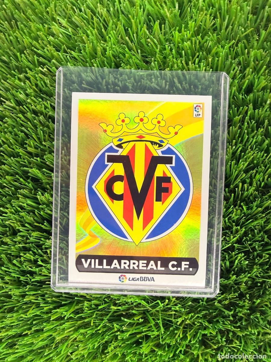 Cromos de f&uacute;tbol: N&ordm; 23 Escudo Villarreal CF Liga Este 14 15