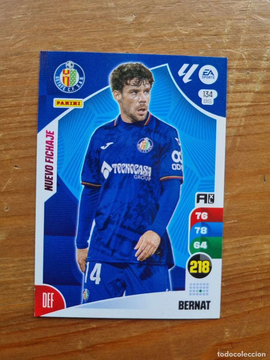 Cromos de f&uacute;tbol: 134 Bis BERNAT (Getafe CF) NUEVO FICHAJE. Liga 2024 2025 24 25 Adrenalyn XL (Panini)