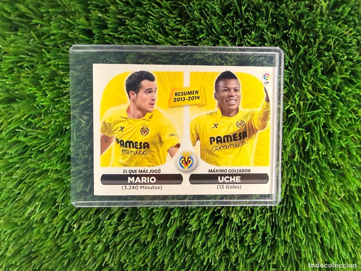 Cromos de f&uacute;tbol: N&ordm; 24 Resumen Mario - Uche Villarreal CF Liga Este 14 15