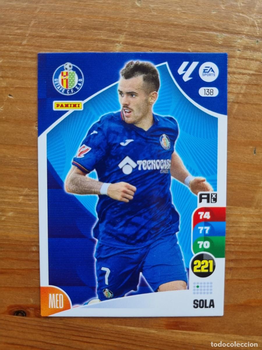 Cromos de f&uacute;tbol: 138 SOLA (Getafe CF). Liga 2024 2025 24 25 Adrenalyn XL (Panini)