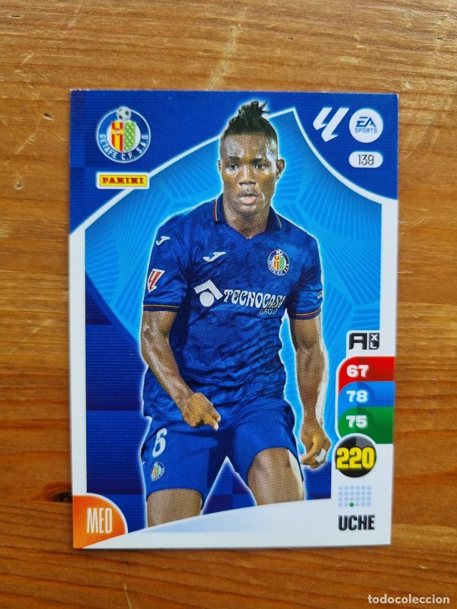 Cromos de f&uacute;tbol: 139 UCHE (Getafe CF). Liga 2024 2025 24 25 Adrenalyn XL (Panini)