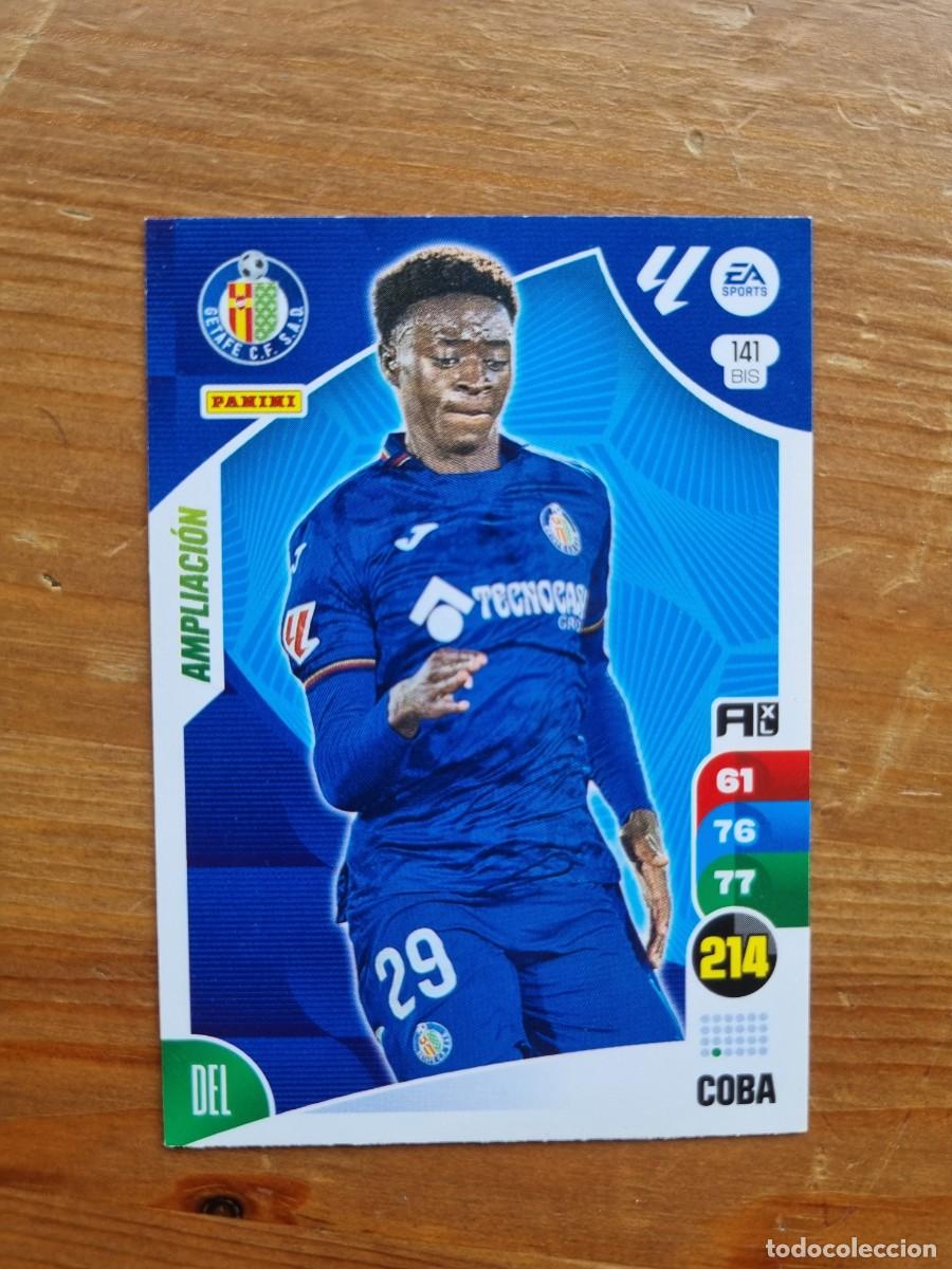 Cromos de f&uacute;tbol: 141 Bis COBA (Getafe CF) AMPLIACI&Oacute;N. Liga 2024 2025 24 25 Adrenalyn XL (Panini)