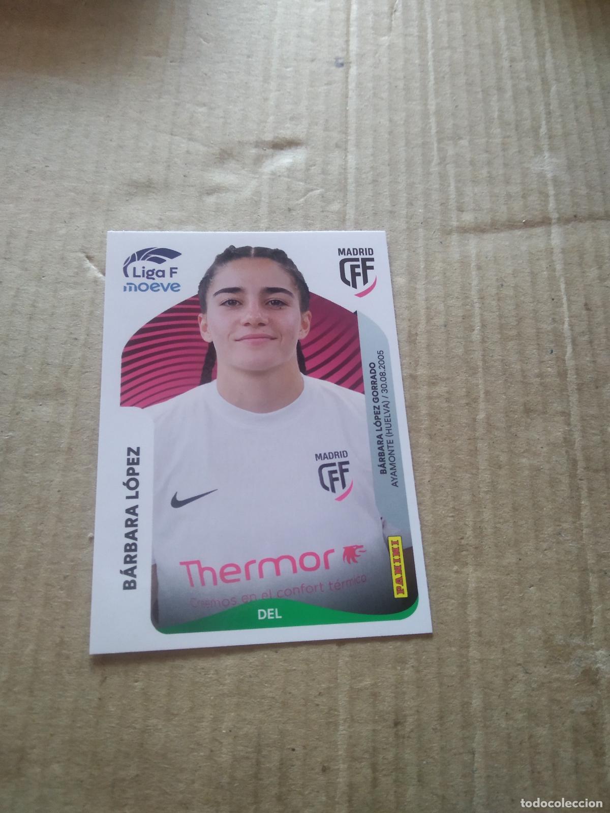 Cromos de f&uacute;tbol: 259 BARBARA LOPEZ MADRID CFF CROMO FUTBOL PANINI LIGA FEMENINA 2025-2026 LIGA F 25-26