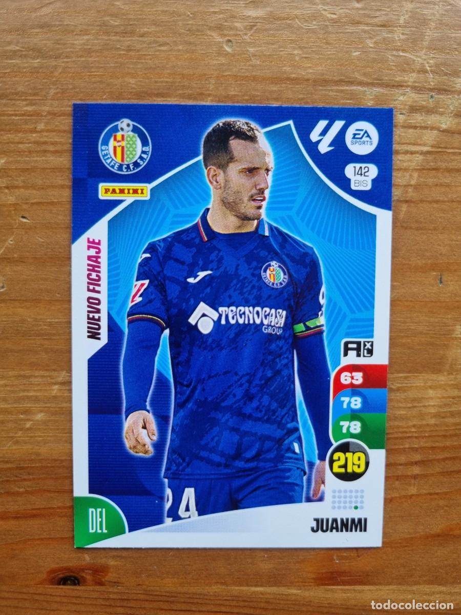 Cromos de f&uacute;tbol: 142 Bis JUANMI (Getafe CF) NUEVO FICHAJE. Liga 2024 2025 24 25 Adrenalyn XL (Panini)