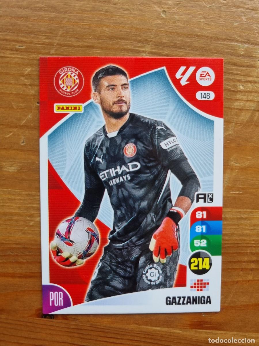 Cromos de f&uacute;tbol: 146 GAZZANIGA (Girona FC). Liga 2024 2025 24 25 Adrenalyn XL (Panini)