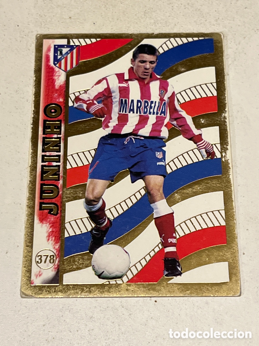 Cromos de f&uacute;tbol: Cromo Mundi Cromo El Mejor Liga 97-98 N&deg;378 Juninho C. AT. Madrid