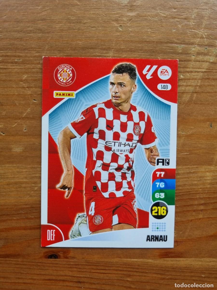 Cromos de f&uacute;tbol: 148 ARNAU (Girona FC). Liga 2024 2025 24 25 Adrenalyn XL (Panini)