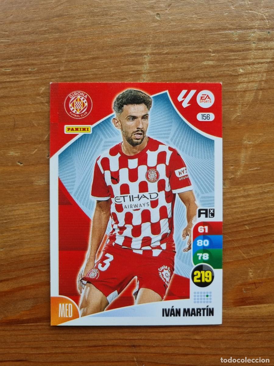 Cromos de f&uacute;tbol: 156 IV&Aacute;N MART&Iacute;N (Girona FC). Liga 2024 2025 24 25 Adrenalyn XL (Panini)