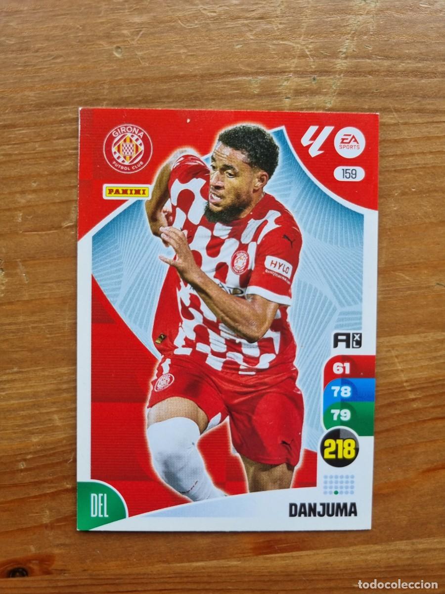 Cromos de f&uacute;tbol: 159 DANJUMA (Girona FC). Liga 2024 2025 24 25 Adrenalyn XL (Panini)