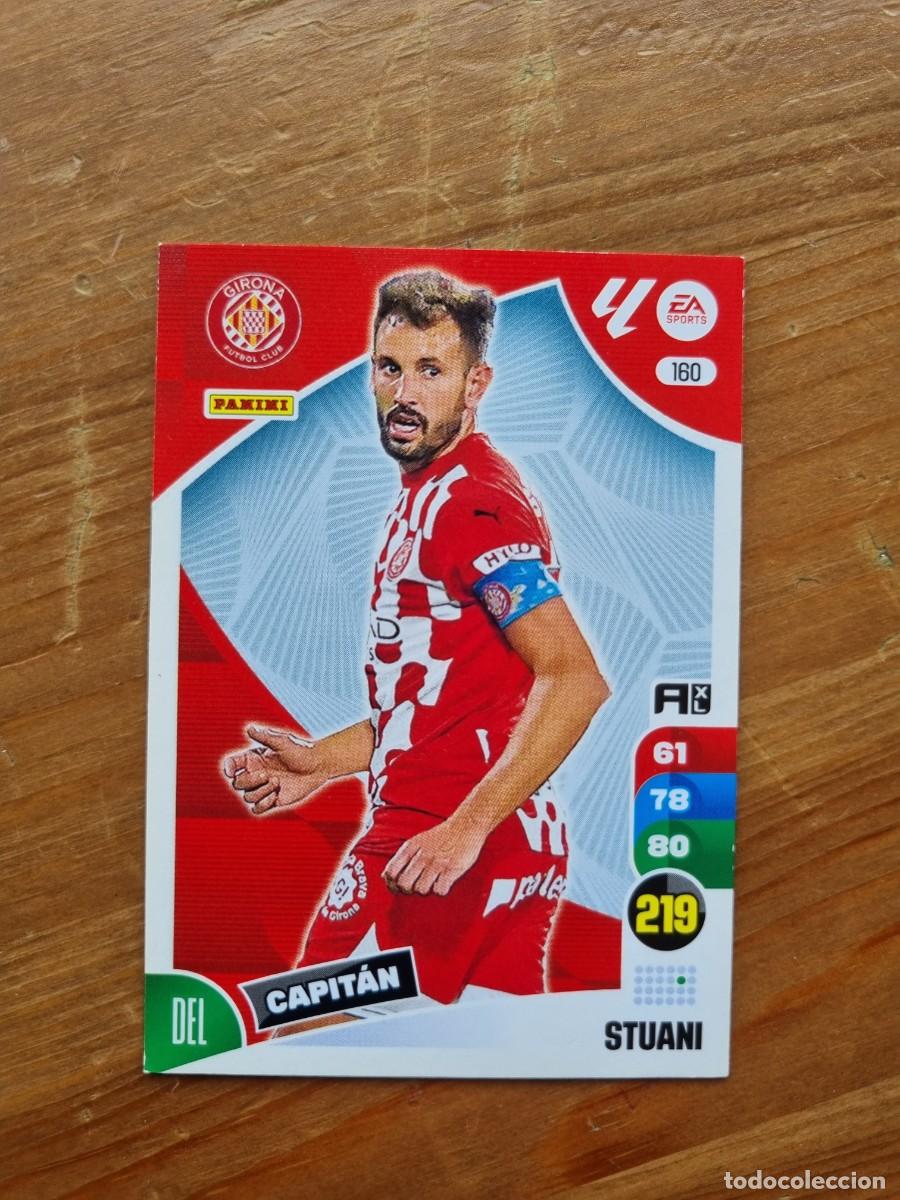 Cromos de f&uacute;tbol: 160 STUANI (Girona FC). Liga 2024 2025 24 25 Adrenalyn XL (Panini)