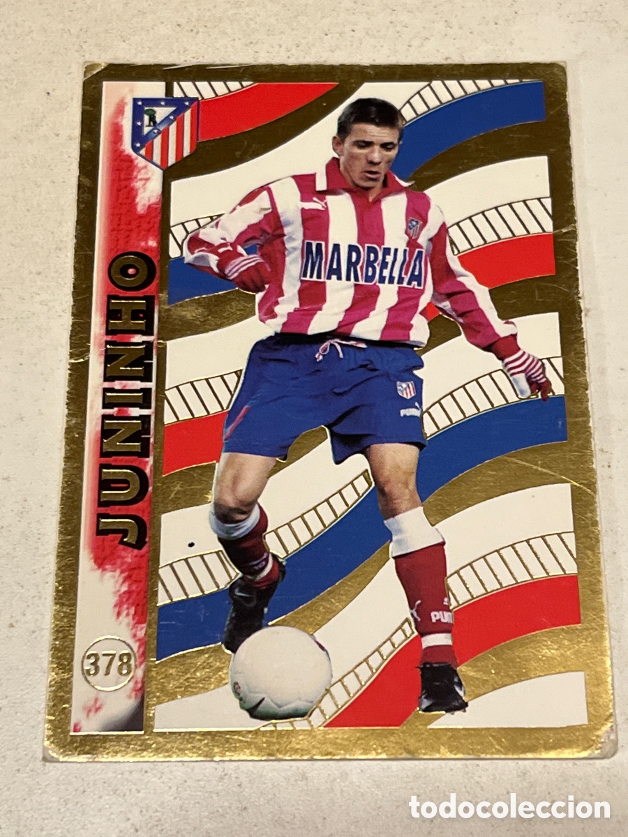 Cromos de f&uacute;tbol: Cromo Mundi Cromo El Mejor Liga 97-98 N&deg;378 Juninho C. AT. De Madrid